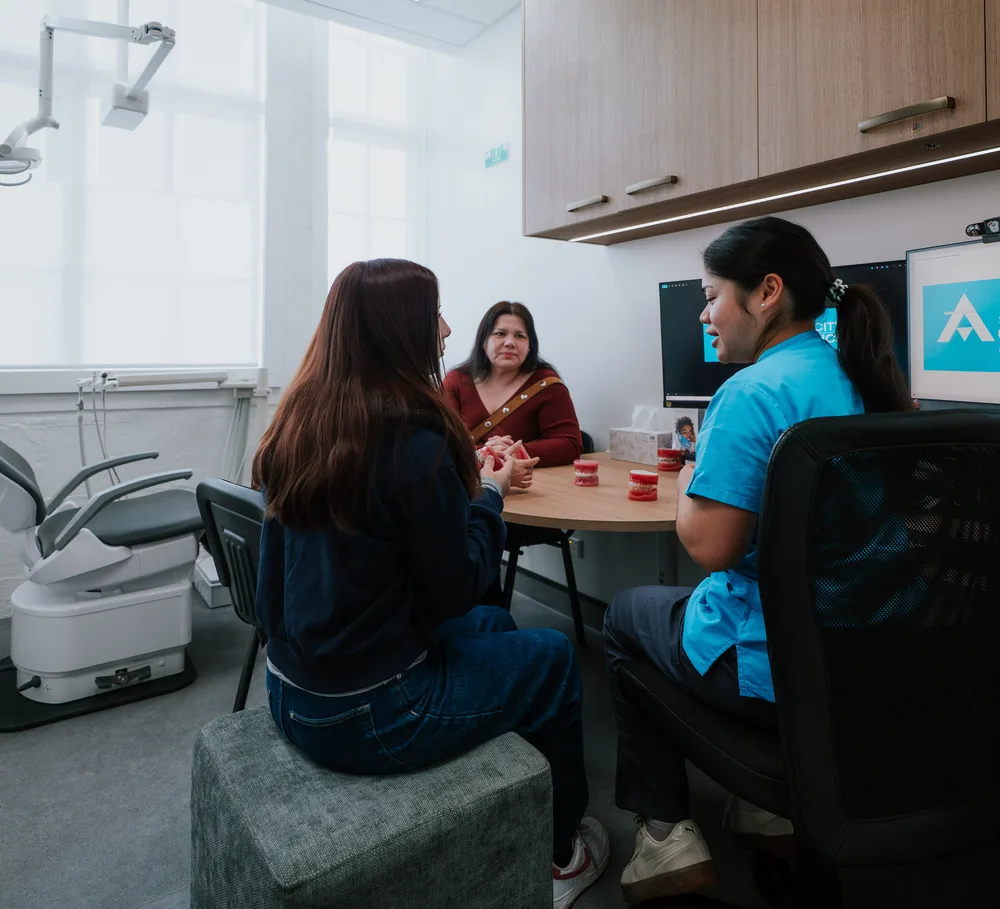 A consultation at Auckland City Orthodontics