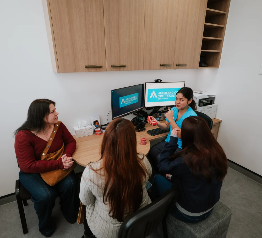 A consultation at Auckland City Orthodontics